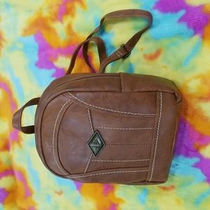 Brown b.o.c. saddle bag/backpack/purse